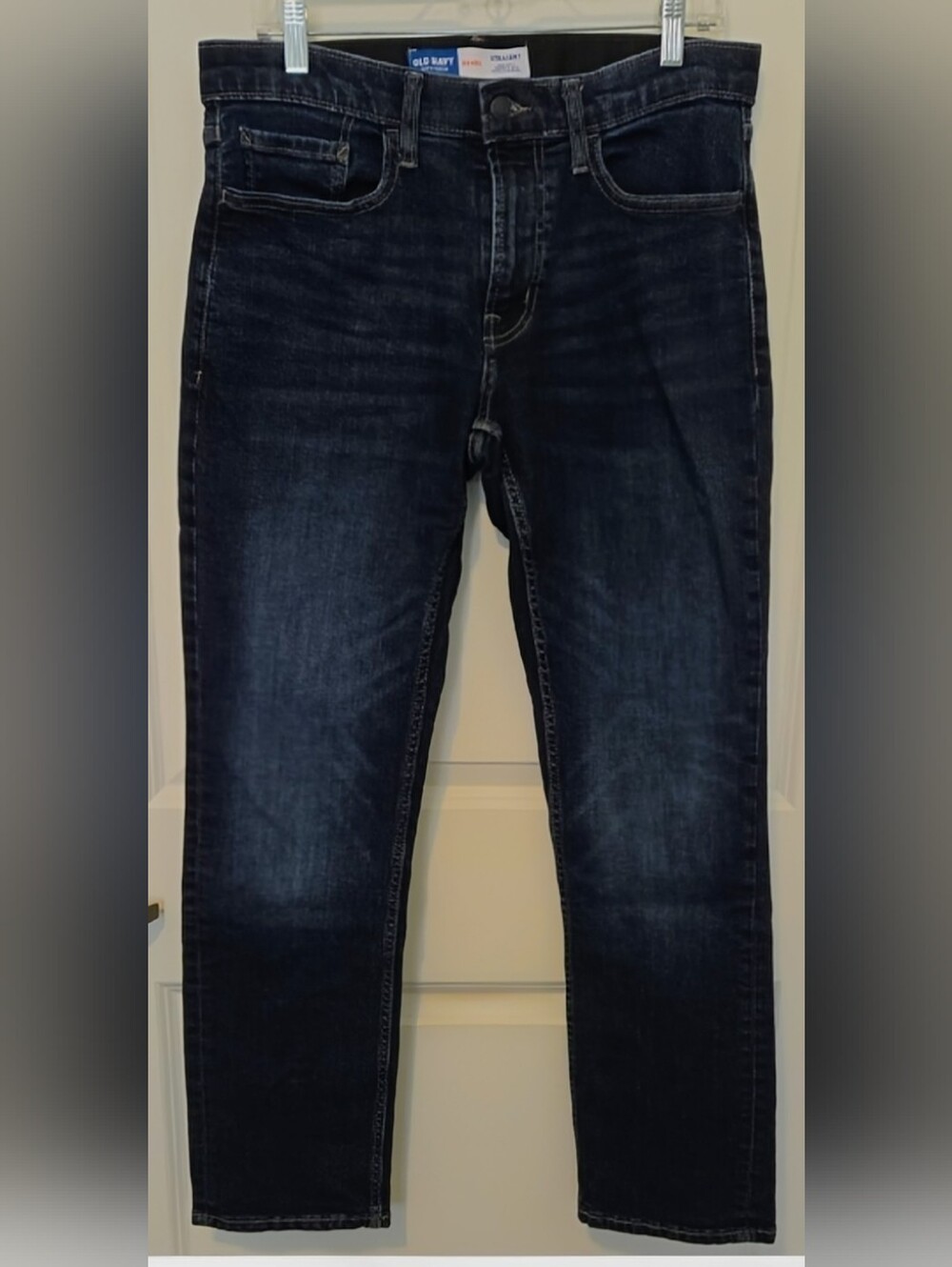 Old Navy Men’s Dark Indigo Slim Straight Jeans 32x32